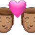 👨🏽‍❤️‍💋‍👨🏽 kiss: man, man, medium skin tone display on Apple